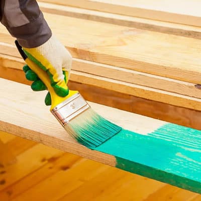 Антисептирование: обвязка, лаги и черновой пол