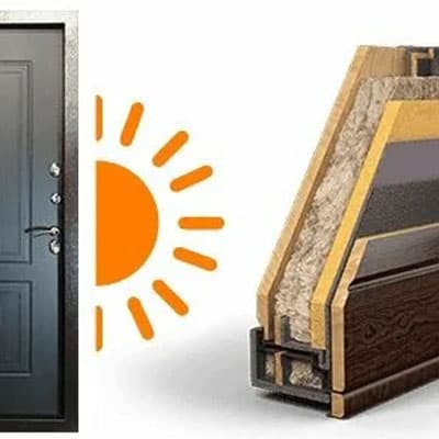 Входная дверь металлическая с терморазрывом