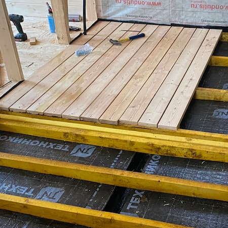 Проливные полы в моечном отделении