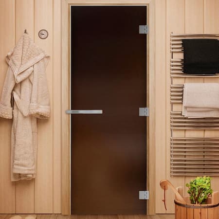 Стеклянная матовая дверь